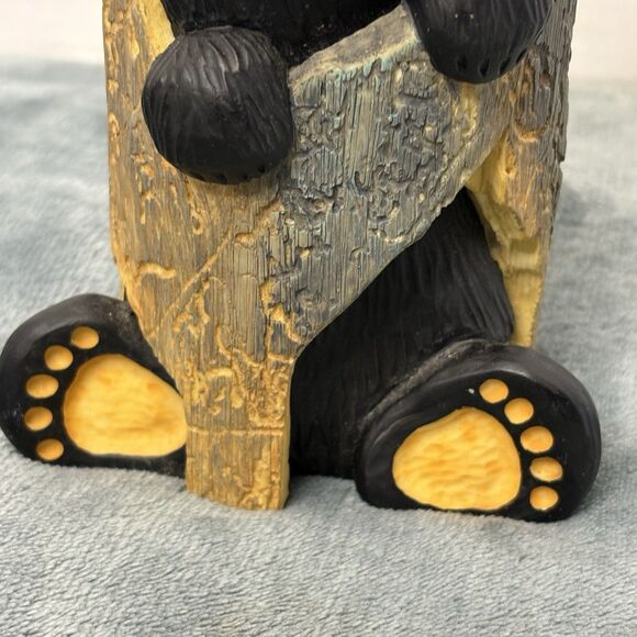 Bear Foots Sparky Candle Holder Figure by Jeff Fleming Big Sky Carvers - Picture 3 of 11